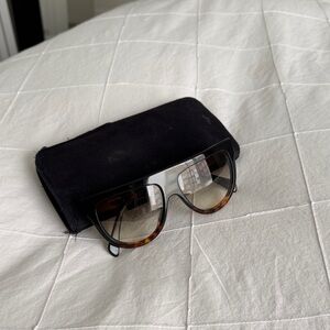 Celine Black and Tortoise Sunglasses